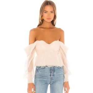 House of Harlow 1960 x Revolve Burna blouse size S
